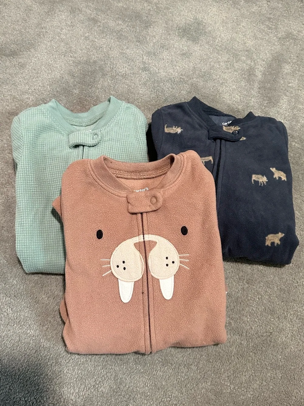 3 12M warm pajamas